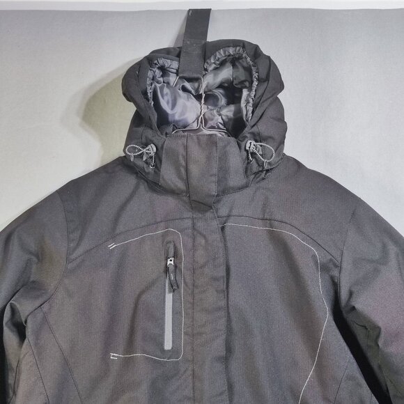North End Sport hooded winter jacket women's size L black colour - Picture 2 of 14